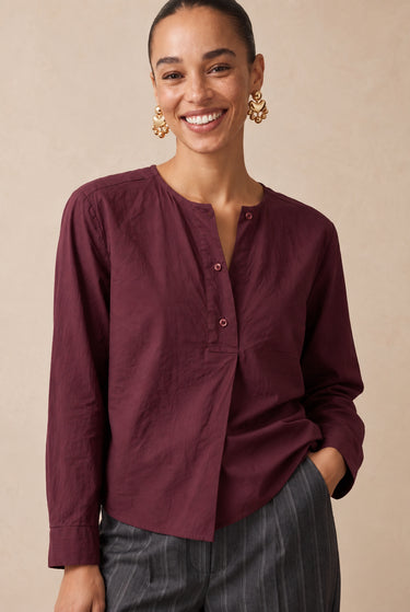 Blouse Blandine Bordeaux BORDEAUX