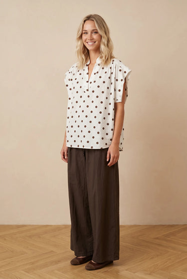 Blouse Maxime Pois/Choco POIS/CHOCO