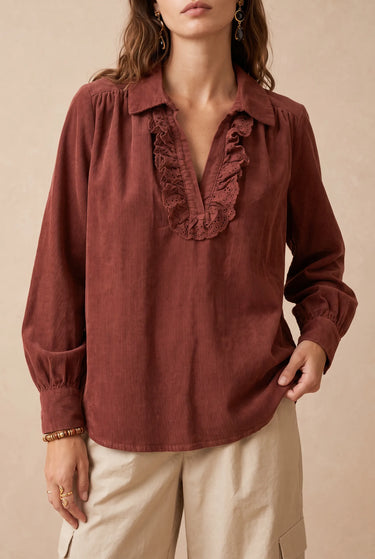 Blouse Rhodes Terracotta TERRACOTTA