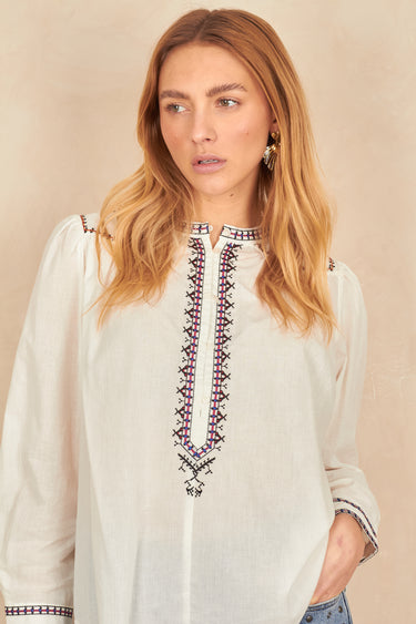 Blouse Valeria Ecru/B ECRU/B