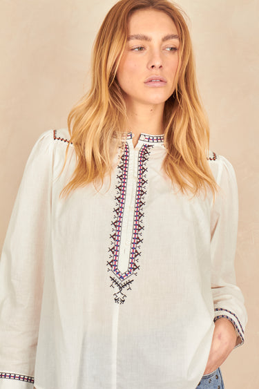 Blouse Valeria Ecru/B ECRU/B