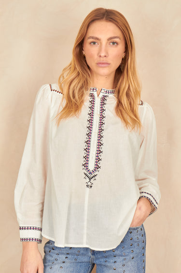Blouse Valeria Ecru/B ECRU/B