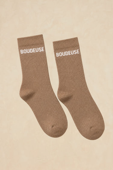 Chaussette Boudeuse Beige/Lurex BEIGE/LUREX