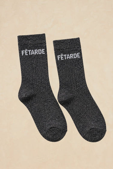 Chaussette Fetarde Noir/Argent NOIR/ARGENT