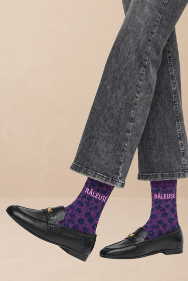 Chaussette Raleuse Vin/Lurex VIN/LUREX