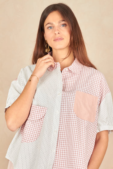 Chemise Albertine Ecru/Rose ECRU/ROSE