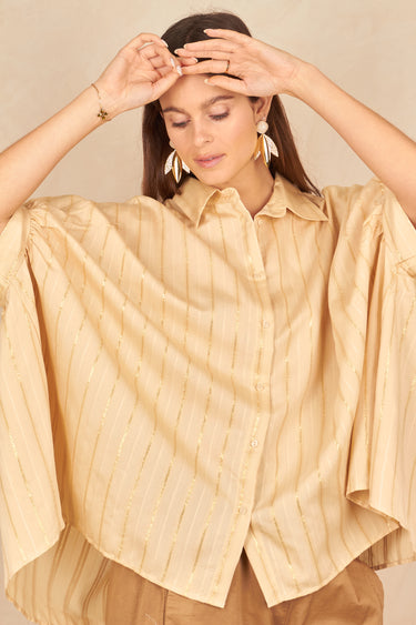 Chemise Blanche Beige BEIGE