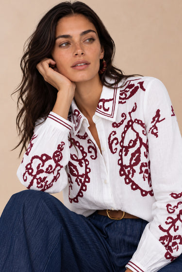 Chemise Clemence Ecru/B ECRU/B