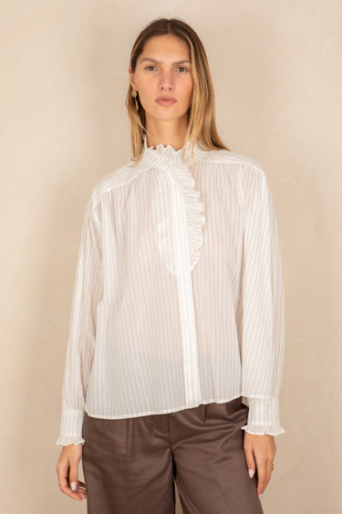 Chemise Elizabeth Ecru Raye ECRU RAYE