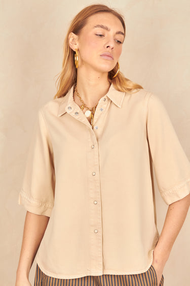 Chemise Frame Beige BEIGE