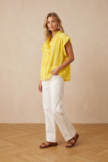 Chemise Maud Jaune JAUNE