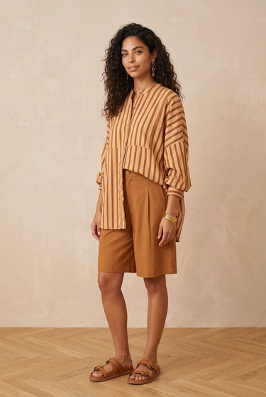 Chemise Missy Choco Raye CHOCO RAYE