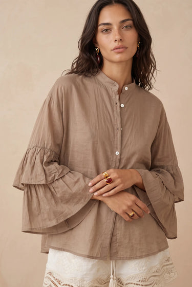 Chemise Molly Taupe TAUPE