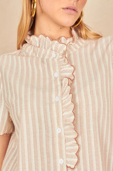 Chemise Napoli Raye Taupe RAYE TAUPE