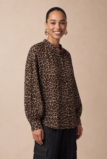 Chemise Natacha Beige/Leo BEIGE/LEO