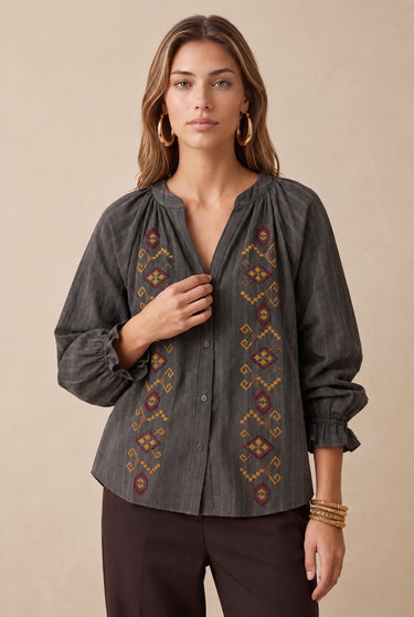 Chemise Nessa Gris GRIS