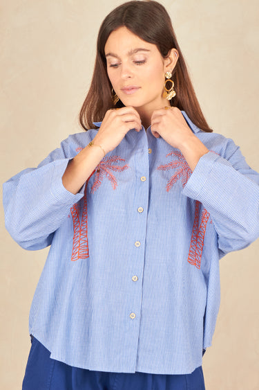 Chemise Nina Raye Bleu RAYE BLEU
