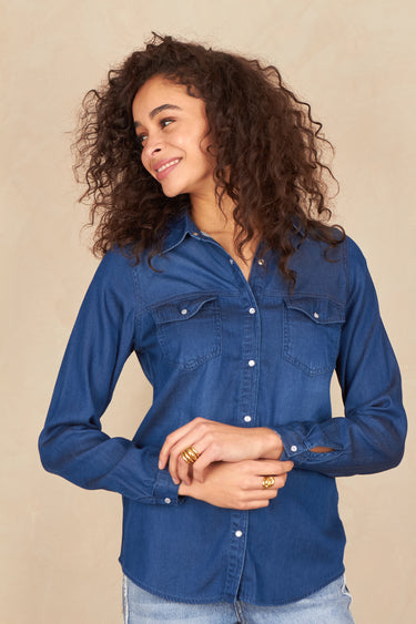 Chemise Patty Bleu Fonce BLEU FONCE