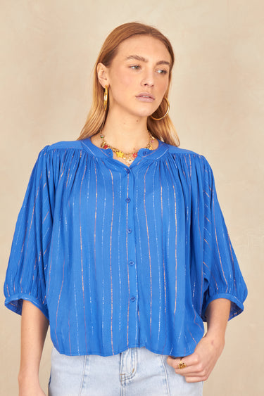 Chemise Taylor Bleu/Lurex BLEU/LUREX
