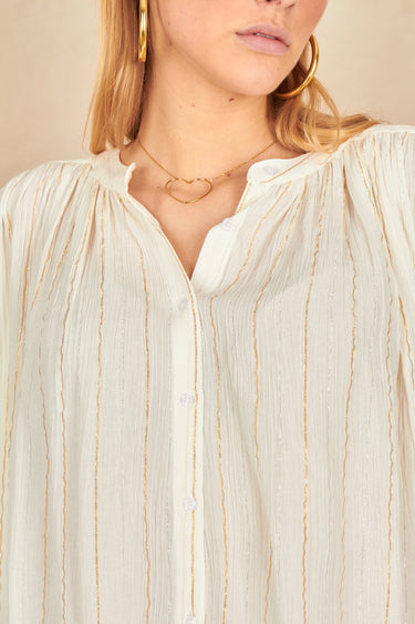 Chemise Taylor Ecru/Lurex ECRU/LUREX