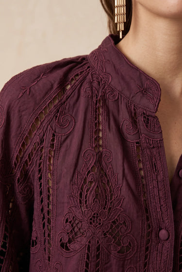 Chemise Typhanie Bordeaux BORDEAUX