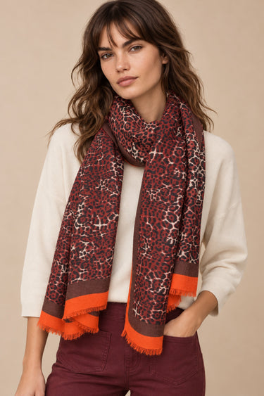 Echarpe Manoline Imp Bordeaux IMP BORDEAUX
