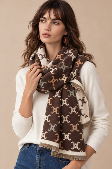 Echarpe Rennes Imp Marron IMP MARRON