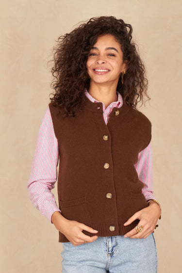 Gilet Alia Choco CHOCO