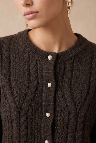 Gilet Flora Choco CHOCO