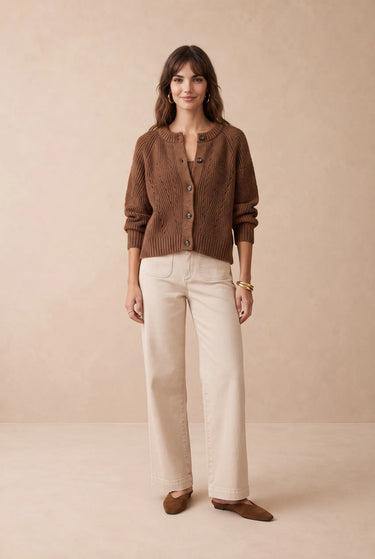 Gilet Geraldine Choco CHOCO