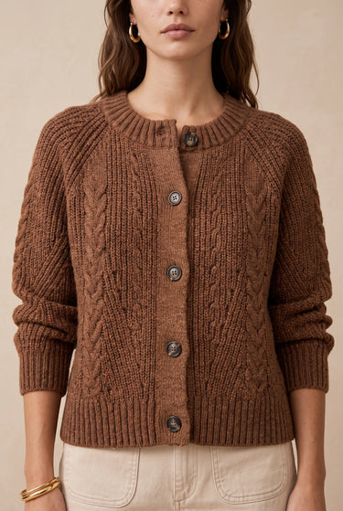 Gilet Geraldine Choco CHOCO