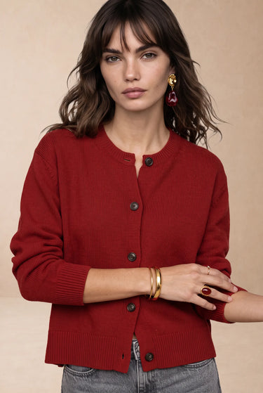 Gilet Heloise Cerise CERISE