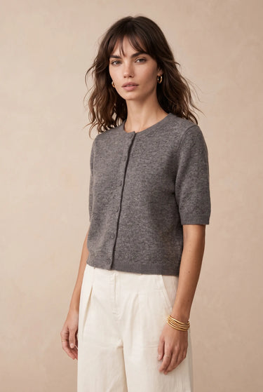 Gilet Julie Taupe TAUPE