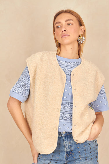 Gilet Leo Ecru ECRU