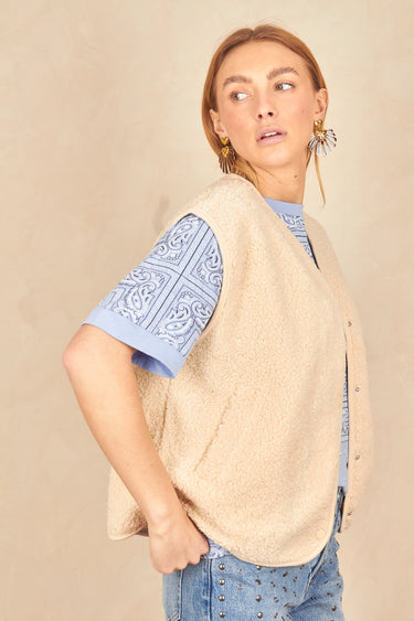 Gilet Leo Ecru ECRU