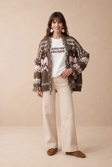 Gilet Leonie Choco/Rose CHOCO/ROSE