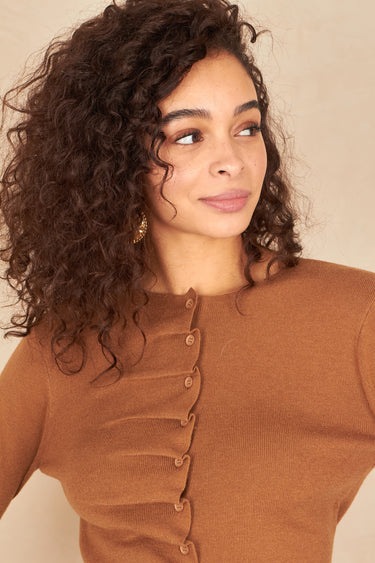 Gilet Lizzy Camel CAMEL