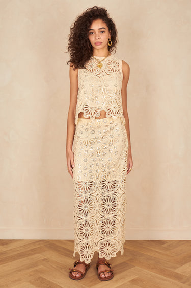 Jupe Rosana Beige BEIGE