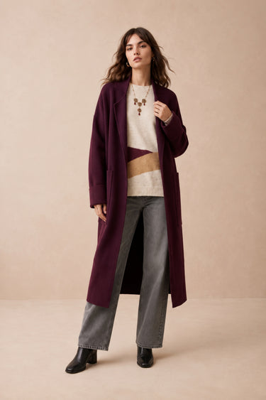 Manteau Garance Prune PRUNE