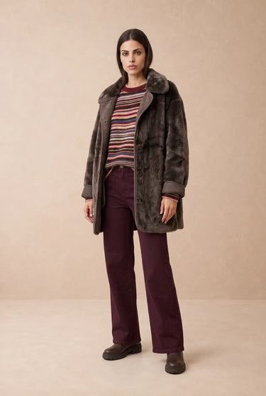 Manteau Jill Marron MARRON
