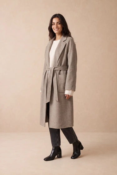 Manteau Penelope Taupe TAUPE
