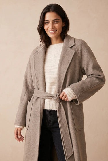 Manteau Penelope Taupe TAUPE