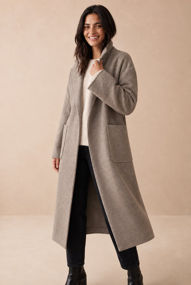 Manteau Penelope Taupe TAUPE