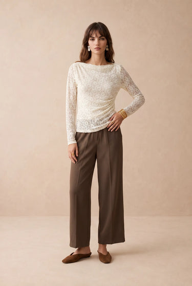 Pantalon Amanda Taupe TAUPE