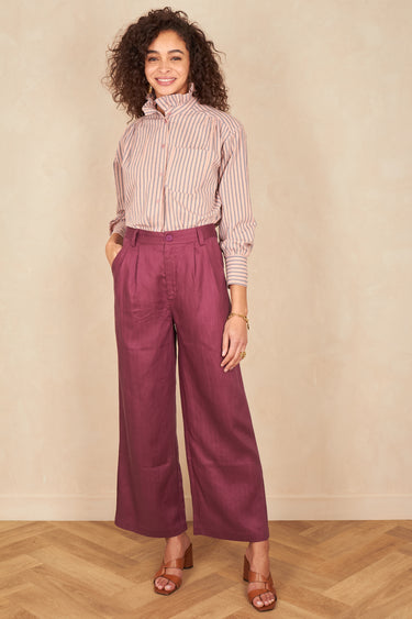 Pantalon Carole Prune PRUNE