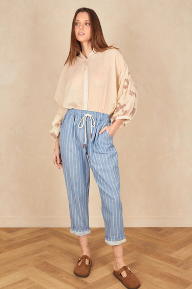 Pantalon Darlene Bleu Raye BLEU RAYE