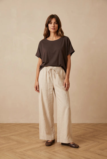 Pantalon Elizabeth Beige BEIGE