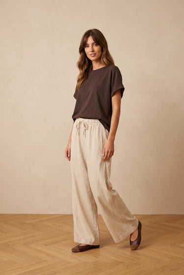 Pantalon Elizabeth Beige BEIGE