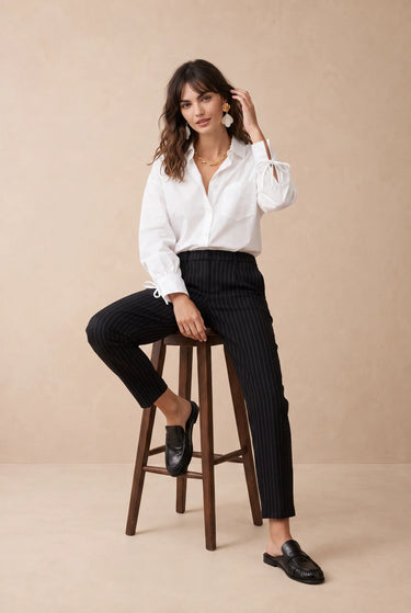Pantalon Julia Noir Raye NOIR RAYE