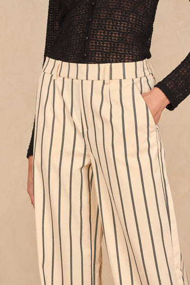 Pantalon Karolyne Ecru/Noir ECRU/NOIR